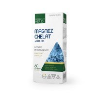 MEDICA HERBS Magnez Chelat + Witamina B6 60 kapsułek