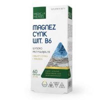 MEDICA HERBS Magnez Cynk Wit. B6 117 mg, 60 kaps.