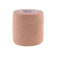 BANDAŻ KOHEZYJNY lateksowy 5 cm x 4,5 m beżowy VIRDE