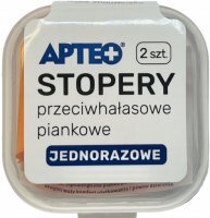STOPERY przeciwhałasowe piankowe jednorazowe APTEO