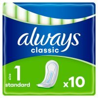 ALWAYS CLASSIC STANDARD podpaski bez skrzydełek 10 sztuk