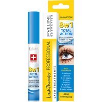 EVELINE COSMETICS LASH TERAPHY PROFESSIONAL Skoncentrowane serum do rzęs TOTAL ACTION 8 w 1, 10ml