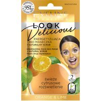 EVELINE COSMETICS LOOK DELICIOUS  Energetyzująca maseczka ORANGE & LIME 10 ml+ Żel do ciała 20 ml