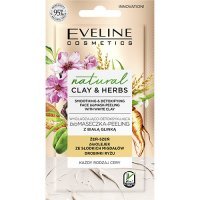 EVELINE COSMETICS NATURAL CLAY & HERBS Wygładzająco-detoksykująca maseczka z białą glinką 8 ml