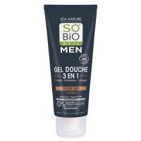 SO BIO MEN Żel pod prysznic i szampon 3 w 1 CEDR ATLASKI 200 ml