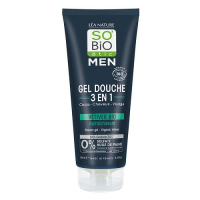 SO BIO MEN Żel pod prysznic i szampon 3 w 1 WETYWERIA 200 ml