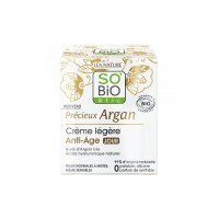 SO BIO PRECIEUX ARGAN Przeciwzmarszczkowy lekki krem na dzień OLEJEK ARGANOWY 50 ml