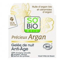 SO BIO PRECIEUX ARGAN Przeciwzmarszczkowy żel na noc OLEJEK ARGANOWY 40 ml