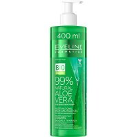 EVELINE COSMETICS 99%NATURAL ALOE VERA Multifunkcyjny hydrożel do twarzy i ciała 400 ml