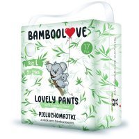 BAMBOOLOVE Lovely Pants Pieluchomajtki z włóknem bambusowym L (9-14 kg), 17szt.