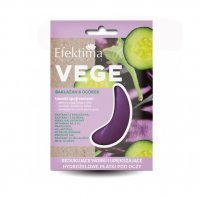 EFEKTIMA VEGE Hydrożelowe płatki pod oczy BAKŁAŻAN & OGÓREK