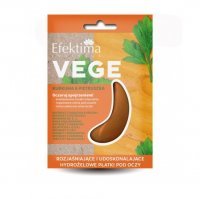 EFEKTIMA VEGE Hydrożelowe płatki pod oczy KURKUMA & PIETRUSZKA