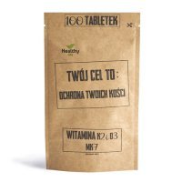 WITAMINA K2 + D3 100 tabletek TWÓJ CEL TO: Ochrona twoich kości