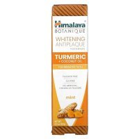 HIMALAYA BOTANIQUE Pasta do zębów wybielająca przeciw płytce nazębnej z kurkumą i kokosem 113 g