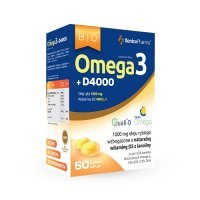 BIO OMEGA3 + D4000 60 kapsułek XENICO
