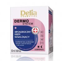 DELIA COSMETICS DERMO SYSTEM Hipoalergiczny krem nawilżający do twarzy 50 ml