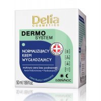 DELIA COSMETICS DERMO SYSTEM Normalizujący krem wygładzający do twarzy 50 ml