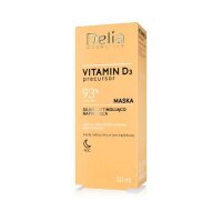 DELIA COSMETICS VITAMIN D3 Silnie liftingująca maska napinająca do twarzy na noc, 50 ml