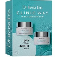 CLINIC WAY ZESTAW Nawilżenie Krem na dzień SPF20 50 ml + Krem na noc 50 ml