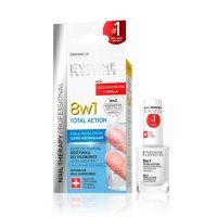 EVELINE COSMETICS NAIL THERAPY 8w1 TOTAL ACTION Skoncentrowana odżywka do paznokci 12 ml