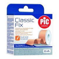 PIC SOLUTION CLASSIC FIX Plaster płócienny na szpuli 2,5 cm x 5 m