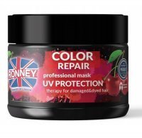 RONNEY PROFESSIONAL Color Repair Maska do włosów farbowanych WIŚNIOWA 300 ml