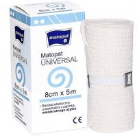 BANDAŻ ELASTYCZNY 5 cm x 8 cm MATOPAT UNIVERSAL