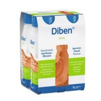 DIBEN DRINK o smaku morela-brzoskwinia 4 x 200 ml