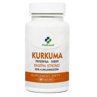 MEDFUTURE Kurkuma + piperyna + imbir EKSTRA STRONG 60 kapsułek