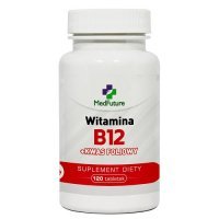 MEDFUTURE Witamina B12 1000 mg + Kwas foliowy 120 tabletek