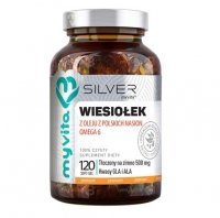 MYVITA SILVER Olej z wiesiołka 500 mg 120 kapsułek