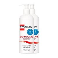 EMOLIUM DERMOCARE Kremowy żel do mycia 400 ml + 400 ml