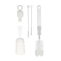 CANPOL BABIES Zestaw szczotek do mycia butelek i smoczków biały 7/403