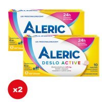 2 x ALERIC DESLO ACTIVE 2,5 mg 10 tabletek