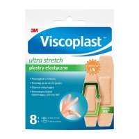 VISCOPLAST ULTRA STRETCH Plastry elastryczne 8 sztuk