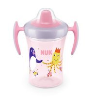 NUK EVOLUTION TRAINER CUP Kubek niekapek 6+ miesięcy RÓŻOWY 230 ml (751.140)