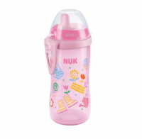 NUK KIDDY CUP Kubek niekapek 12+ miesięcy RÓŻOWY 300 ml (255.411A)