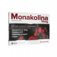 MONAKOLINA 10 mg 30 kapsułek ALG PHARMA