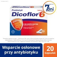 DICOFLOR 6 20 kapsułek przezroczystych
