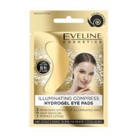 EVELINE Hydrożelowe płatki pod oczy rozświetlający kompres, 2szt.