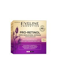 EVELINE COSMETICS PRO-RETINOL 100% BAKUCHIOL Multinaprawczy krem antygrawitacyjny 70+ 50 ml+żel 20ml