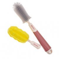 AKUKU Szczotka silikonowa z wymienną końcówką (A0512)