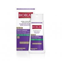 BIOBLAS Szampon ziołowy na wypadające przetłuszczające włosy z procyjanid 360 ml
