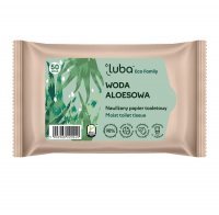 LUBA ECO FAMILY Papier toaletowy nawilżany Woda Aloesowa 50 sztuk