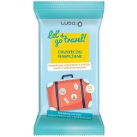 LUBA Lets go travel! Chusteczki Odświeżające Hipoalergiczne 15 sztuk