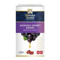 MANUKA Cukierki z Miodem Manuka MGO 400+ i witaminą C o smaku czarnej porzeczki 65 g