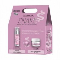 FLOSLEK SNAKE PRO AGE Zestaw Reduktor wieku 30 g + Krem wypełniający na noc 50 ml