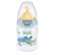 NUK FIRST CHOICE+ butelka ze wskaźnikiem temperatury 0-6 miesiąca 150 ml NIEBIESKI (743.876D)