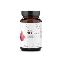 AURA HERBALS Witamina B12 1000 µg metylokobalamina 90 kapsułki