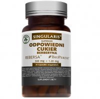 SINGULARIS SUPERIOR Odpowiedni Cukier Berberyna 30 kapsułek